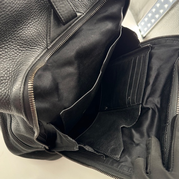 MCM Leather Backpack with Python Print Front Panel - Picture 9 of 16